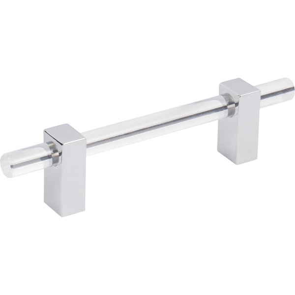 Jeffrey Alexander 96 Mm Center-To-Center Polished Chrome Spencer Cabinet Bar Pull 578-96PC - main